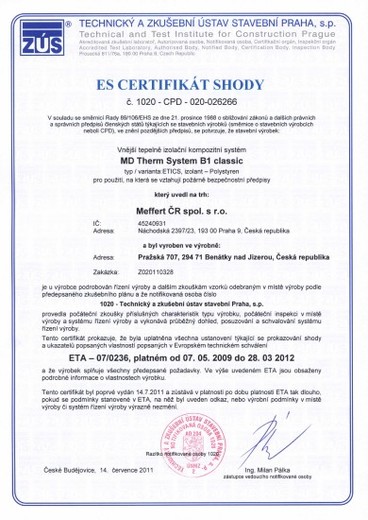 Certifikáty a osvědčení