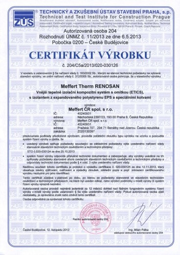 Certifikáty a osvědčení